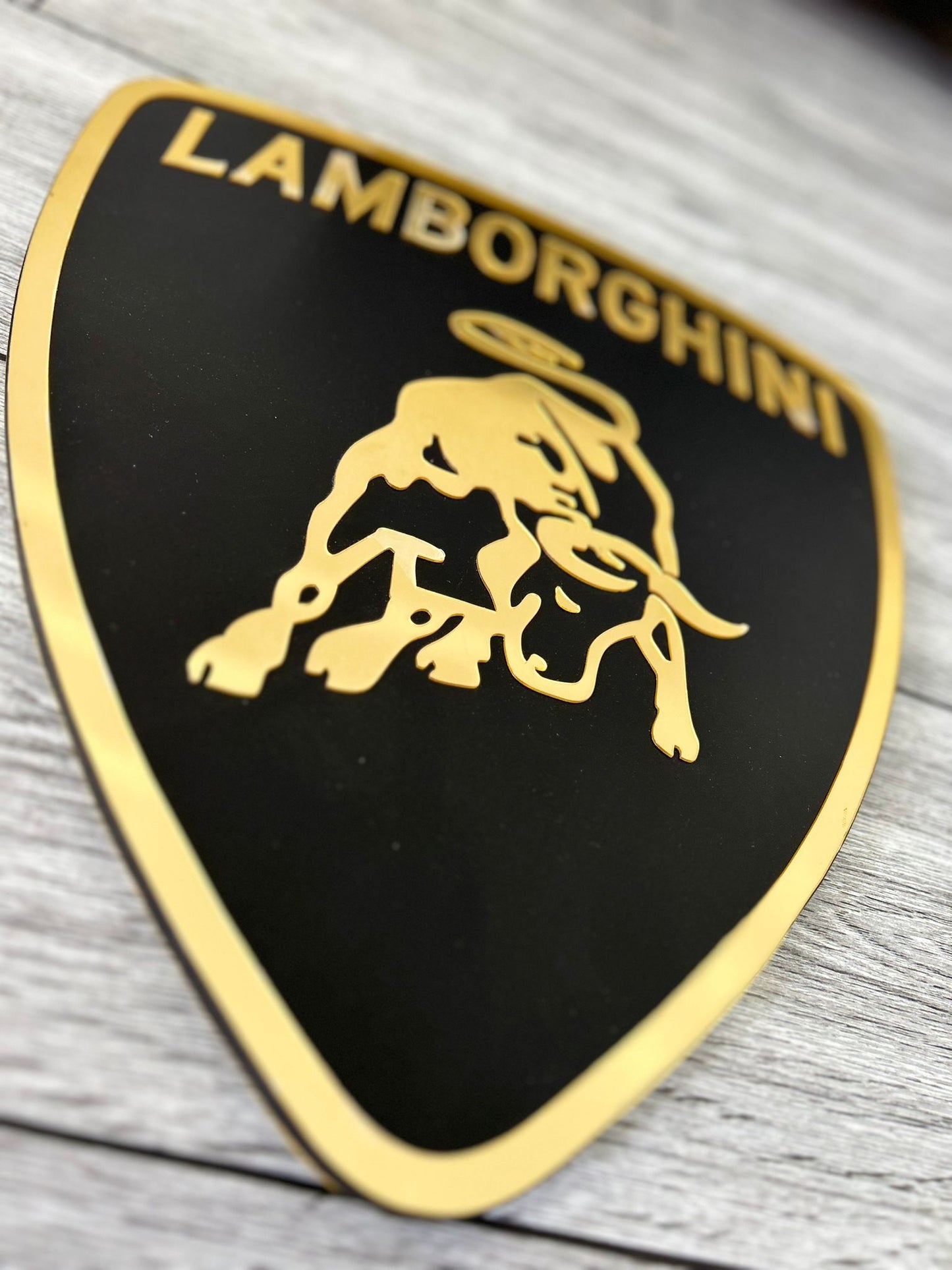 Lamborghini Wall Sign for Garage – Premium Wall Decor for Car Enthusiasts