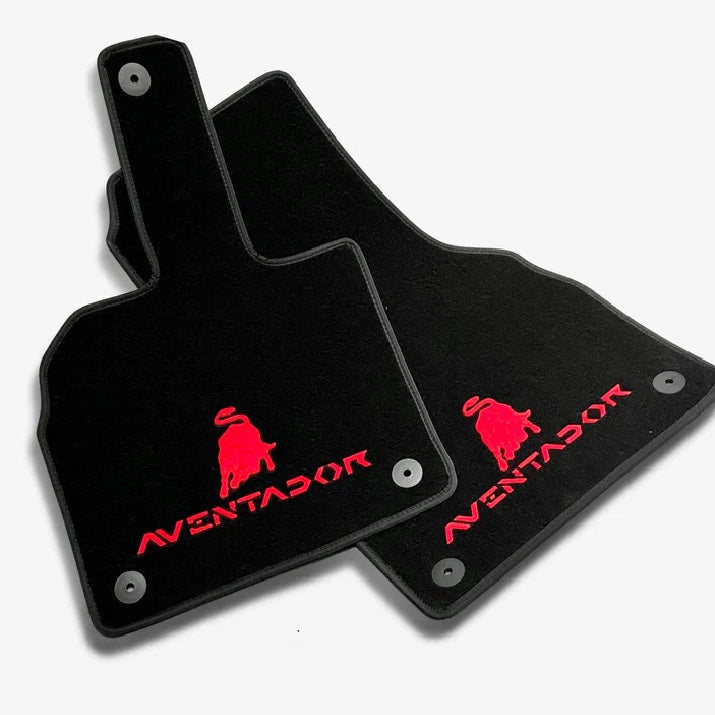 Luxury Velour Car Mats for Lamborghini – Custom Fit & Premium Comfort