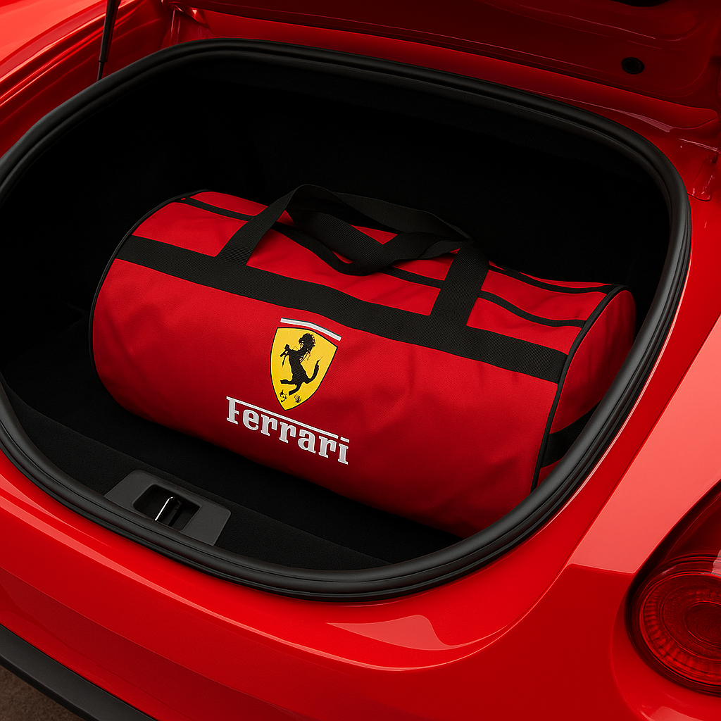 RED Ferrari Duffle Bag (Trunk Bag) 30x50 cm