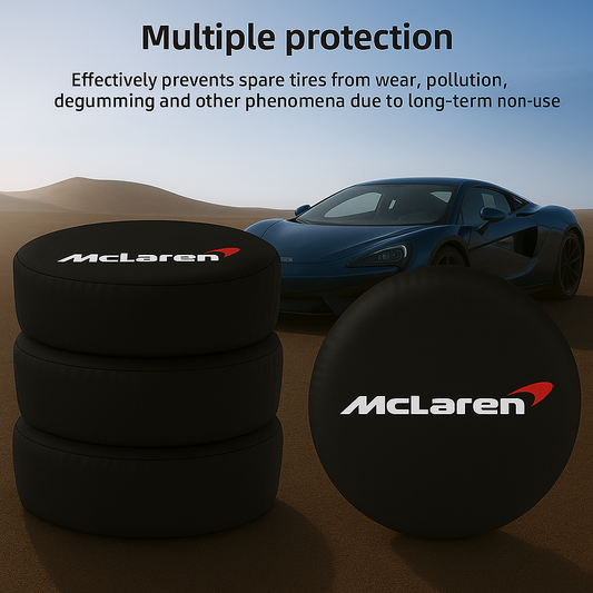 McLaren Tire Cover – Supercar Protection | Waterproof Premium Wheel Cover with McLaren Logo