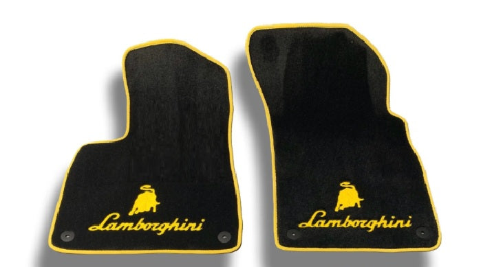Luxury Velour Car Mats for Lamborghini – Custom Fit & Premium Comfort