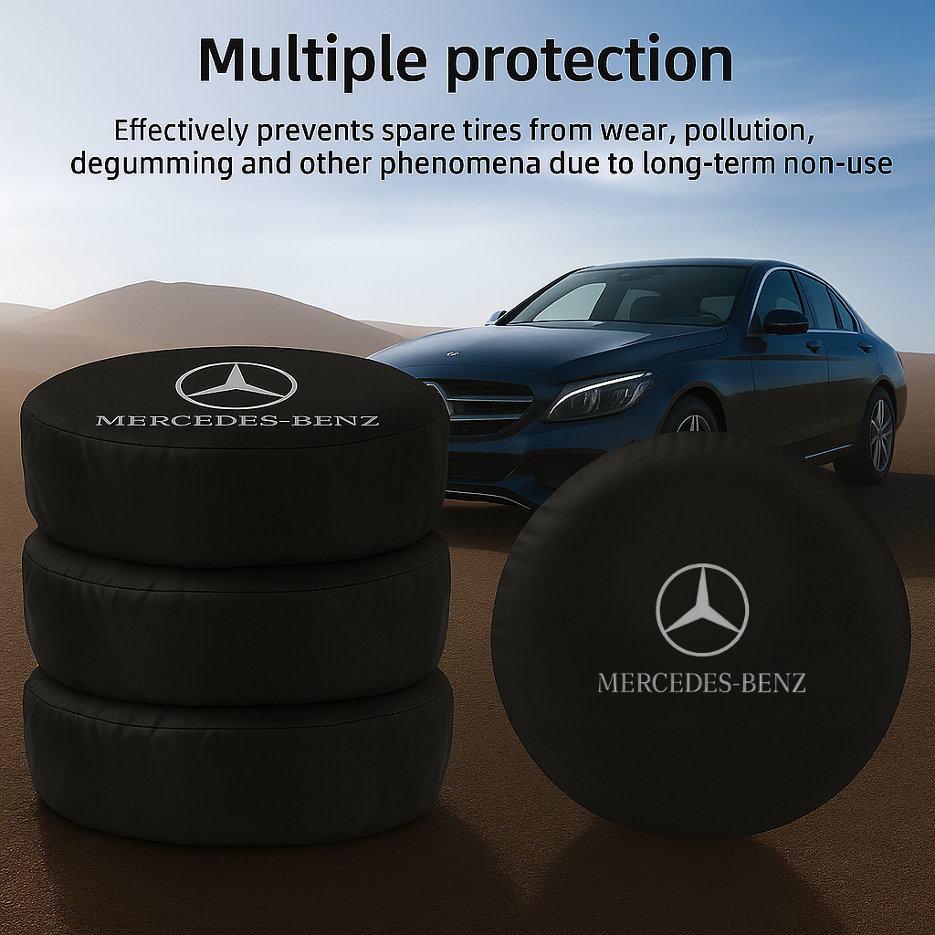 Mercedes Tire Cover β Waterproof & UV-Resistant Car Wheel Protector | Elegant Mercedes-Benz Design