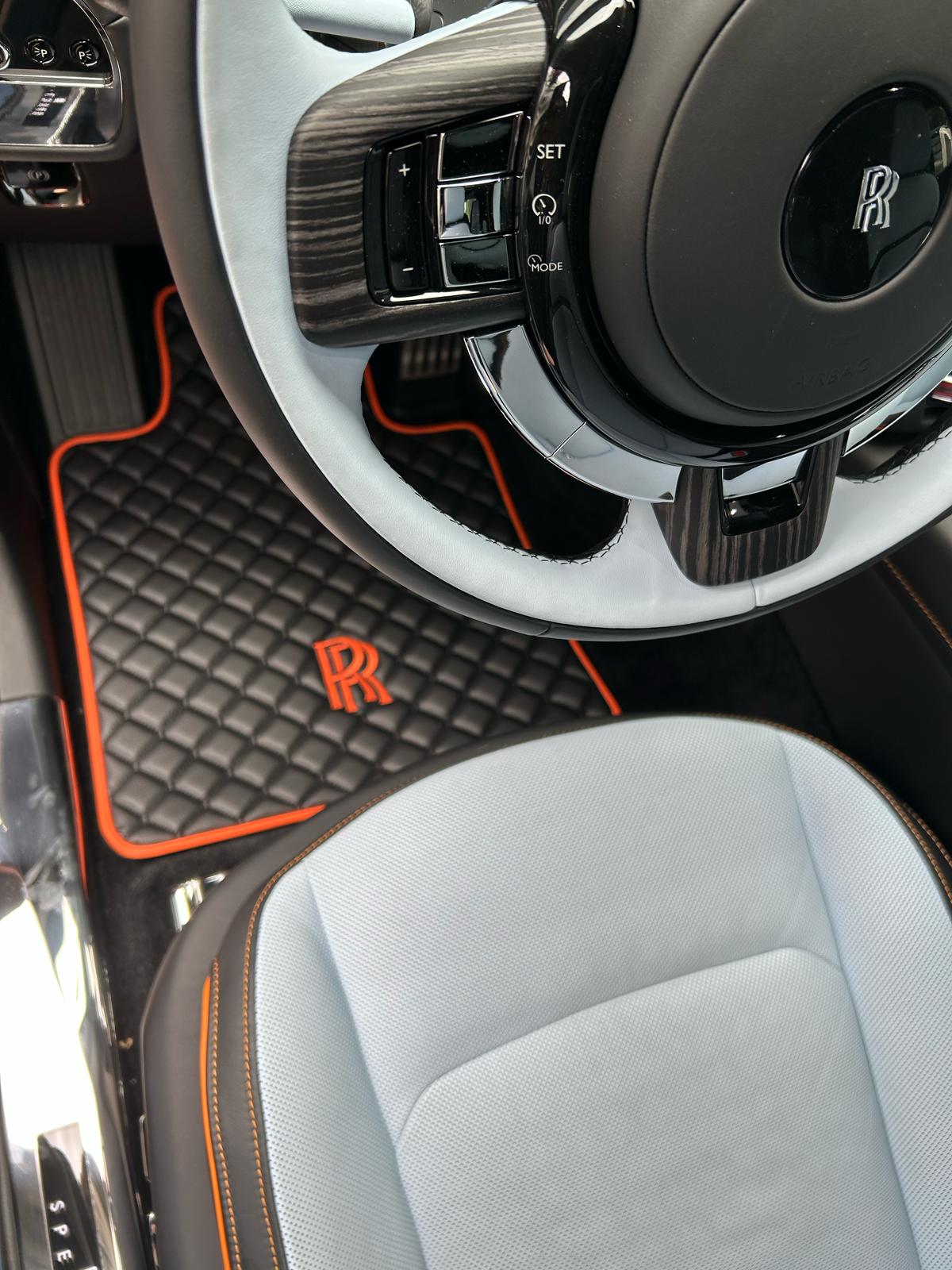 Leather Floor Mats Set For Rolls Royce