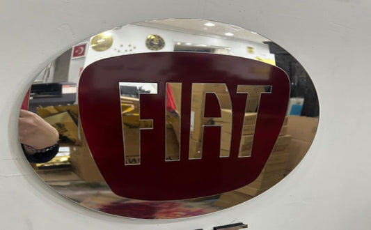 Fiat Wall Sign for Garage – Premium Wall Decor for Car Enthusiasts