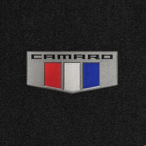 Camaro Floor Mats - Carpet Velour Mats For Camaro with Custom Stitch Logo