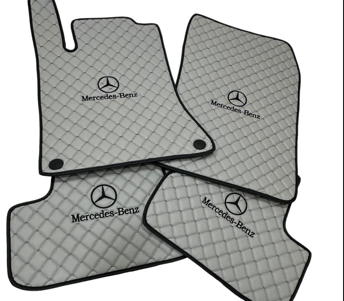 For M.Benz AMG Leather Floor Mats - Made To Measure Mats for all Model