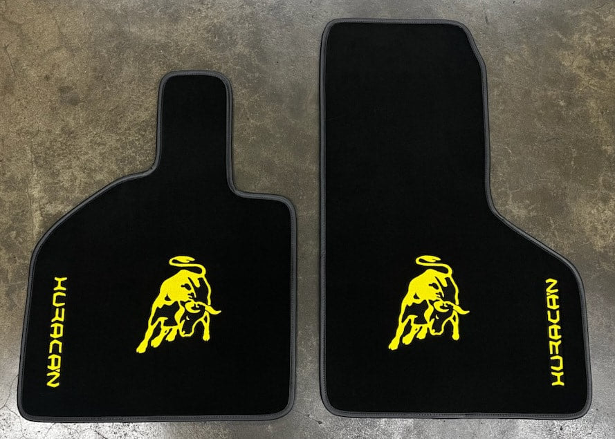 Luxury Velour Car Mats for Lamborghini – Custom Fit & Premium Comfort