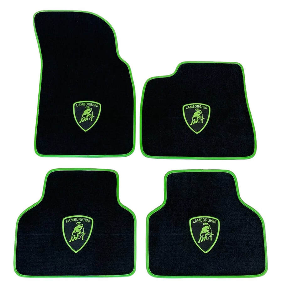 Luxury Velour Car Mats for Lamborghini – Custom Fit & Premium Comfort