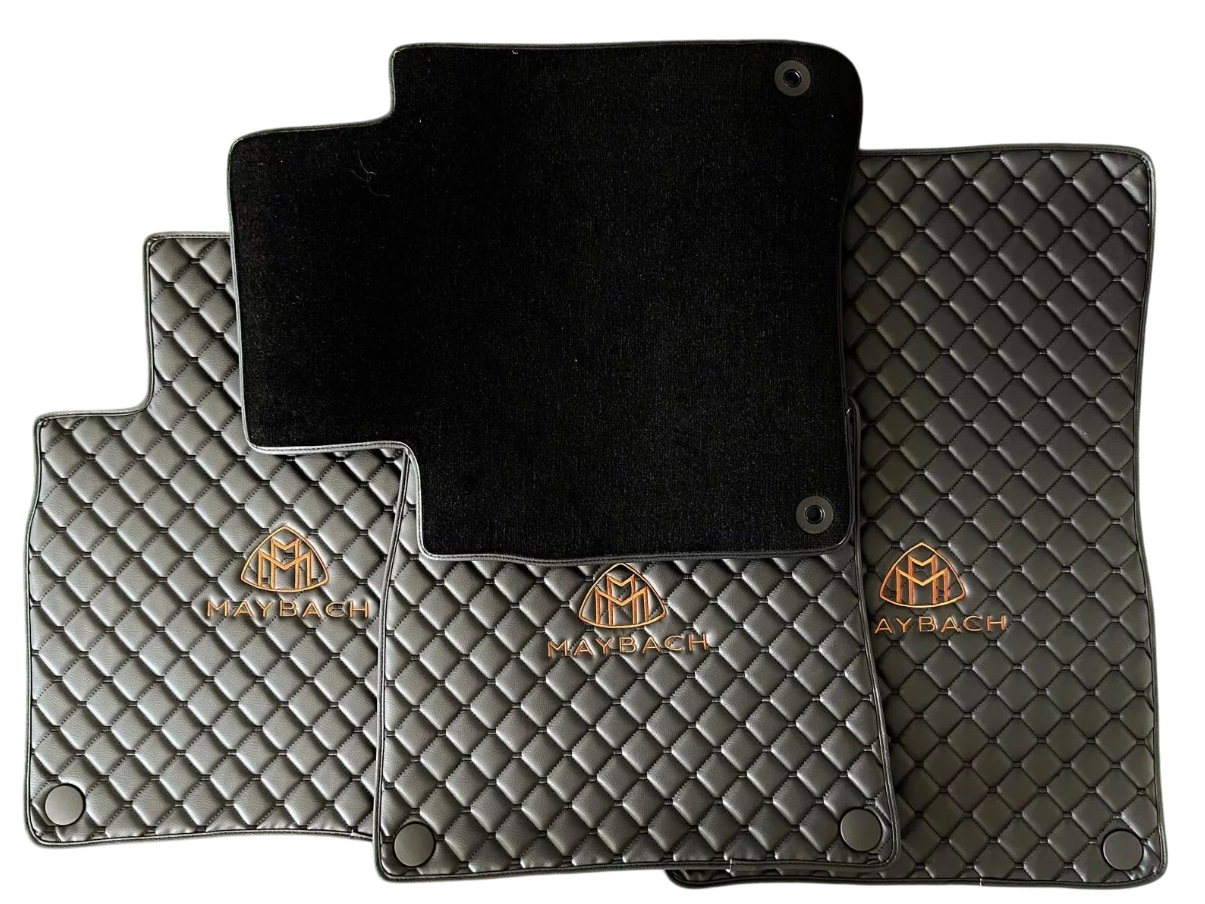 Fits For Maybach Leather Floor Mats Custom Waterproof Car Mats for all Maybach Series