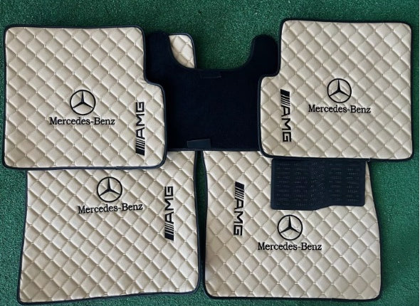 For Mercedes Benz AMG Leather Floor Mats - Made To Measure Mats for all Model