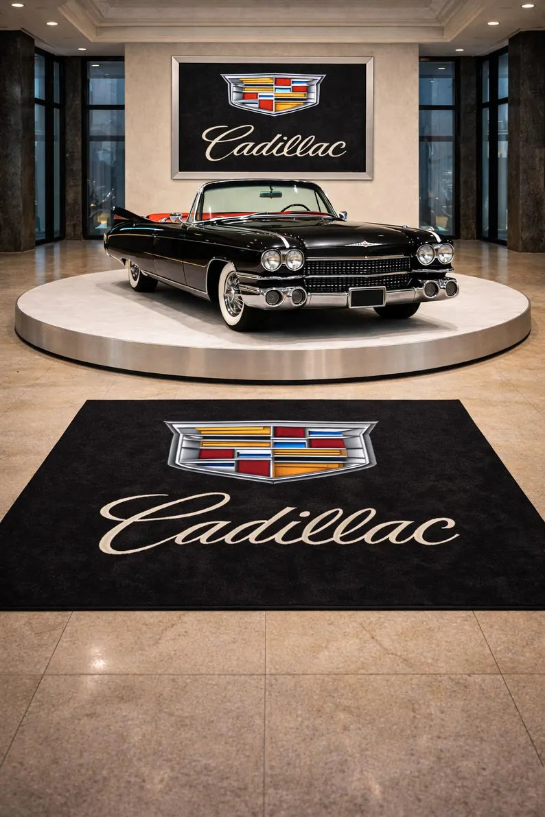 Cadillac Luxury Rug 60x96 INCH Home, Garage & Display Carpet