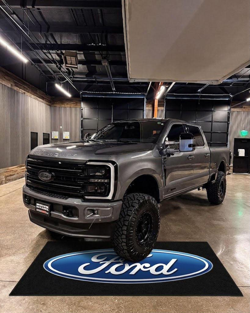 Ford Garage Floor Mat 5x7 FT (60x87 Inches) Premium Showroom Rug Wall Decor