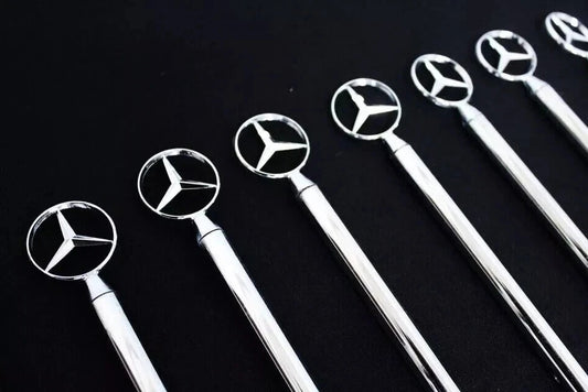 Mercedes Benz Chrome Parking Pole Flag Pole Park Bar Parkingpole