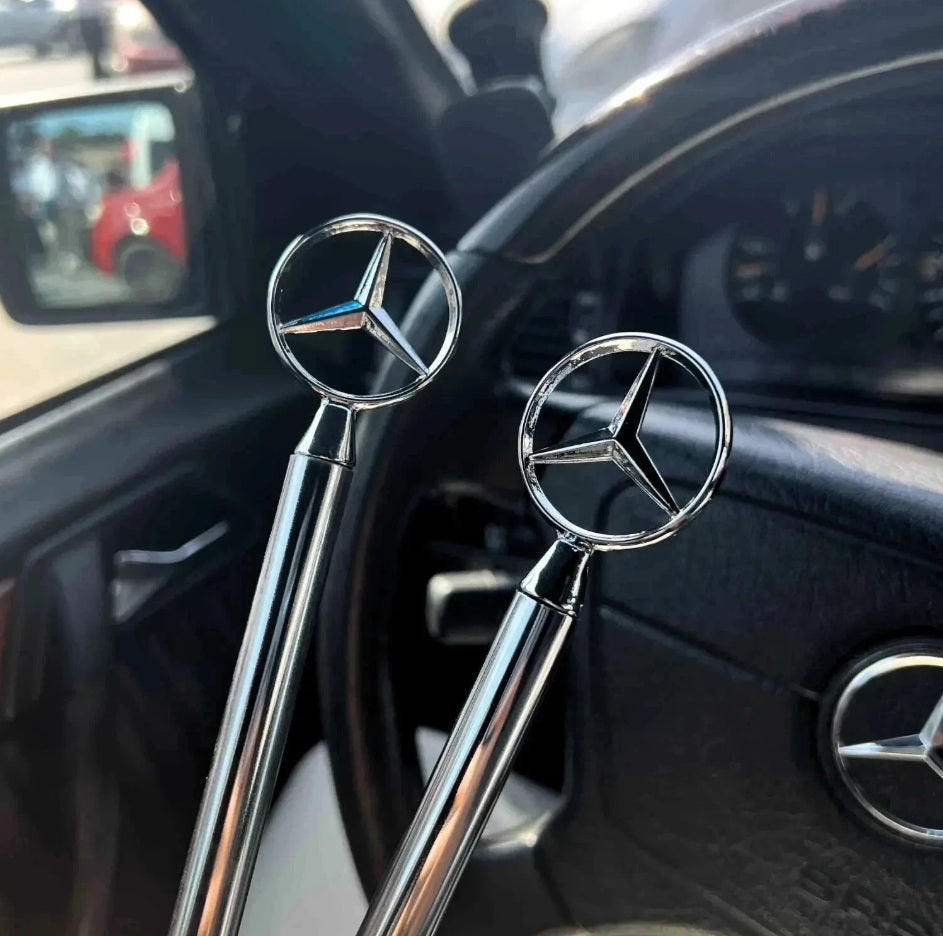 Mercedes Benz Chrome Parking Pole Flag Pole Park Bar Parkingpole