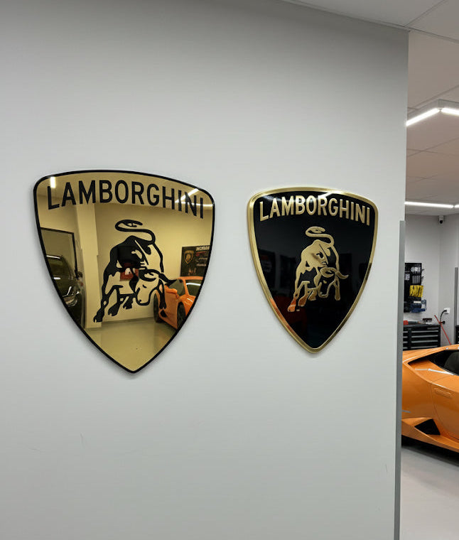 Lamborghini Wall Sign for Garage – Premium Wall Decor for Car Enthusiasts
