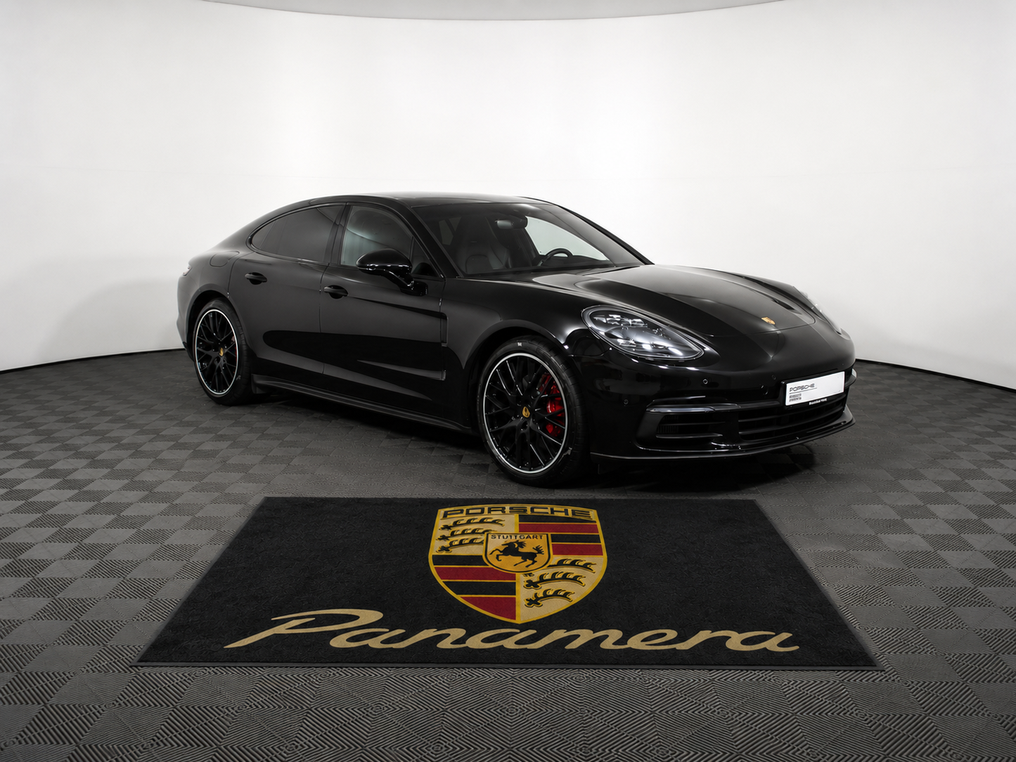 Porsche Panamera Garage Floor Mat 5x7 FT (60x87 Inches) Premium Showroom Rug Wall Decor