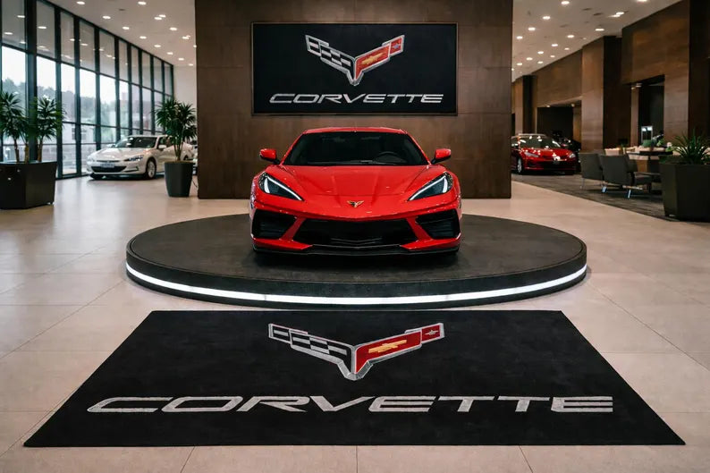 Corvette Luxury Rug 60×87 INCH Home, Garage & Display Carpet