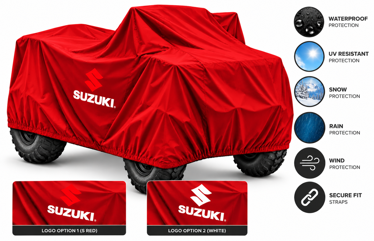 Suzuki ATV Outdoor Cover – Waterproof All-Weather Quad Cover | Custom Fit