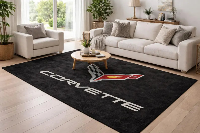 Corvette Luxury Rug 60×87 INCH Home, Garage & Display Carpet