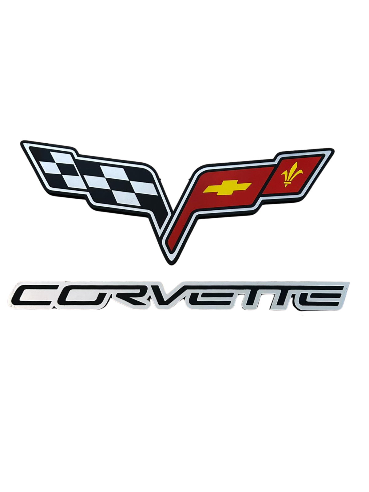 Corvette Wall Sign for Garage – Premium Wall Decor for Car Enthusiasts