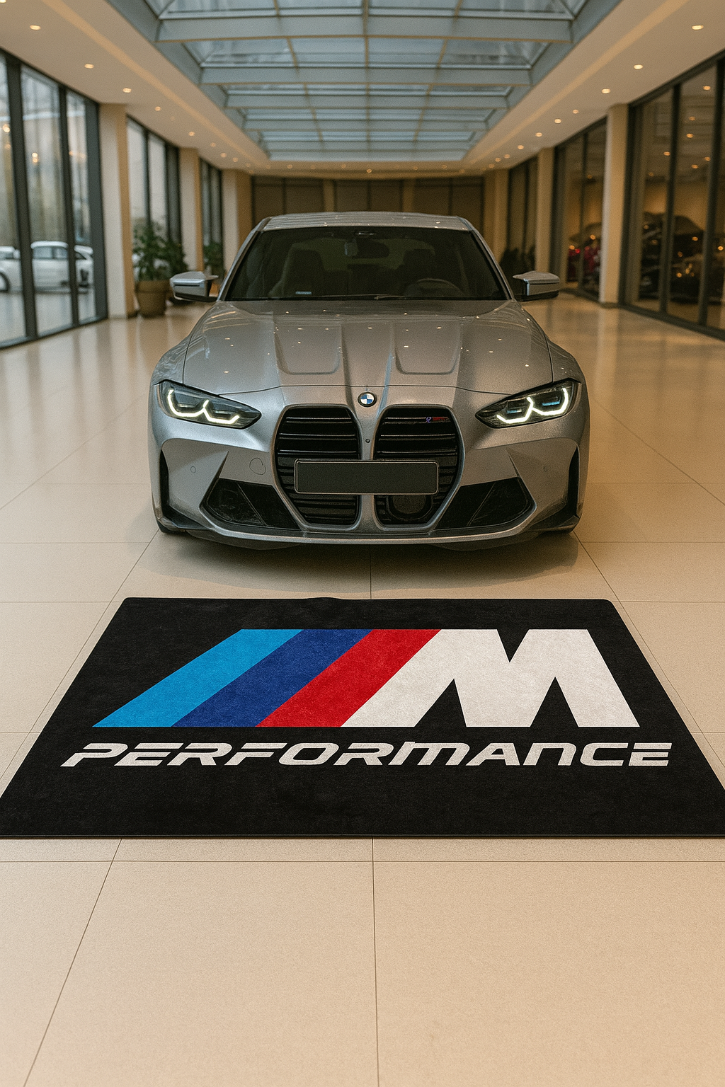 BMW M Performance Luxury Rug 60×87 INCH Home, Garage & Display Carpet