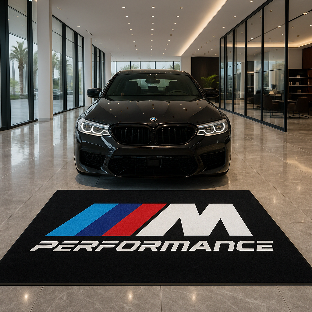 BMW M Performance Luxury Rug 60×87 INCH Home, Garage & Display Carpet