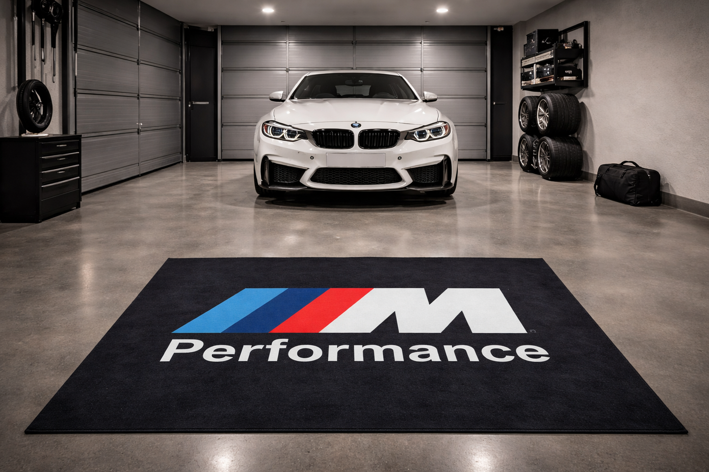 BMW M Performance Luxury Rug 60×87 INCH Home, Garage & Display Carpet