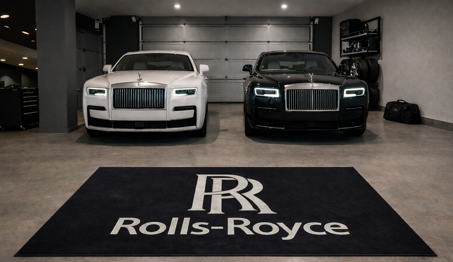 Rolls Royce Luxury Rug 60×87 INCH Home, Garage & Display Carpet