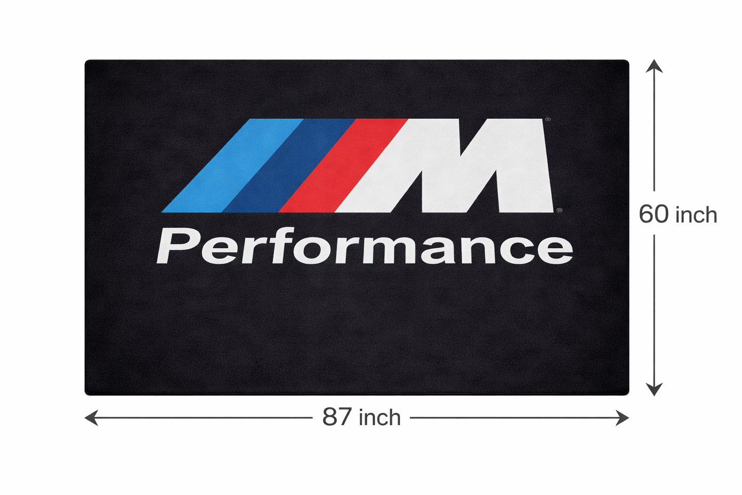 BMW M Performance Luxury Rug 60×87 INCH Home, Garage & Display Carpet