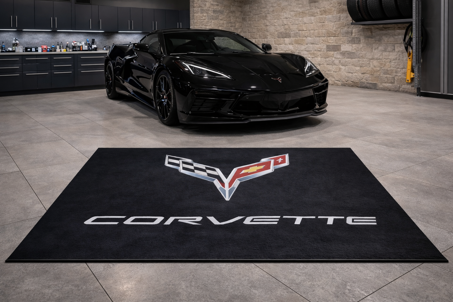 Corvette Luxury Rug 60×87 INCH Home, Garage & Display Carpet