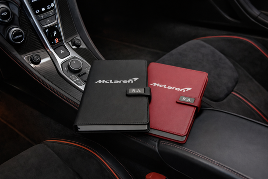 McLaren Journal Notebook Customizable initials