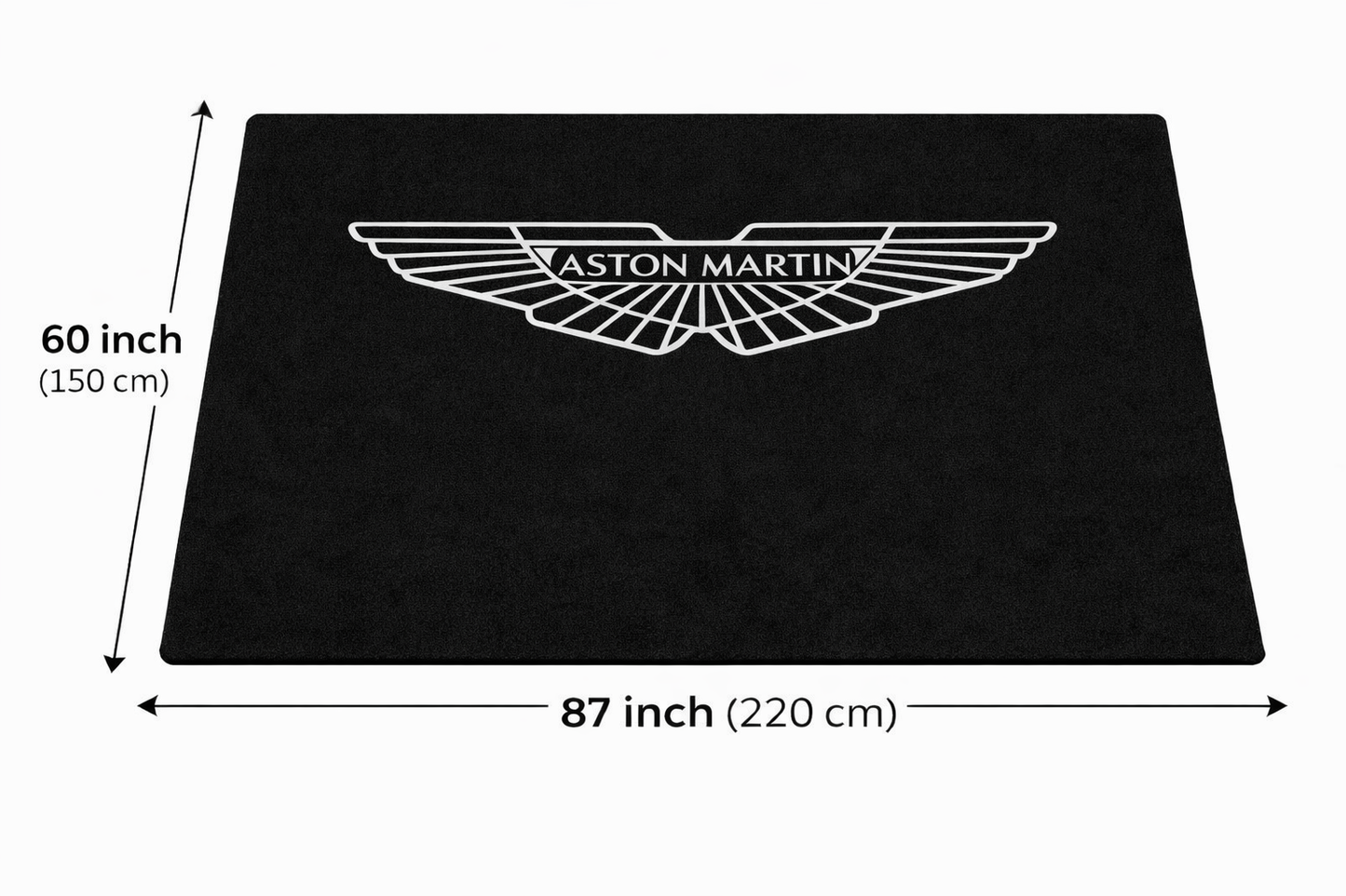 Aston Martin Luxury Rug 60×87 INCH Home, Garage & Display Carpet