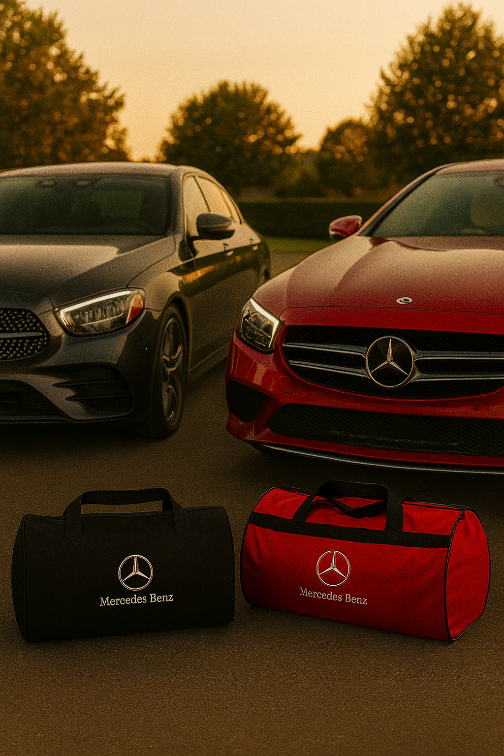 Luxury Mercedes Benz Duffle Bag 30x50 cm
