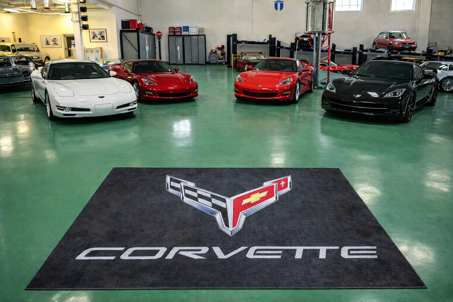 Corvette Luxury Rug 60×87 INCH Home, Garage & Display Carpet