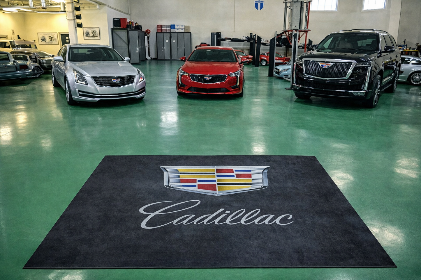 Cadillac Luxury Rug 60x96 INCH Home, Garage & Display Carpet