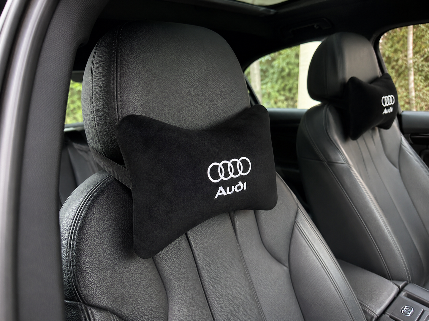 Audi S3-S4-S5-S6-S7-S8 Velvet Neck Pillow, 2pcs