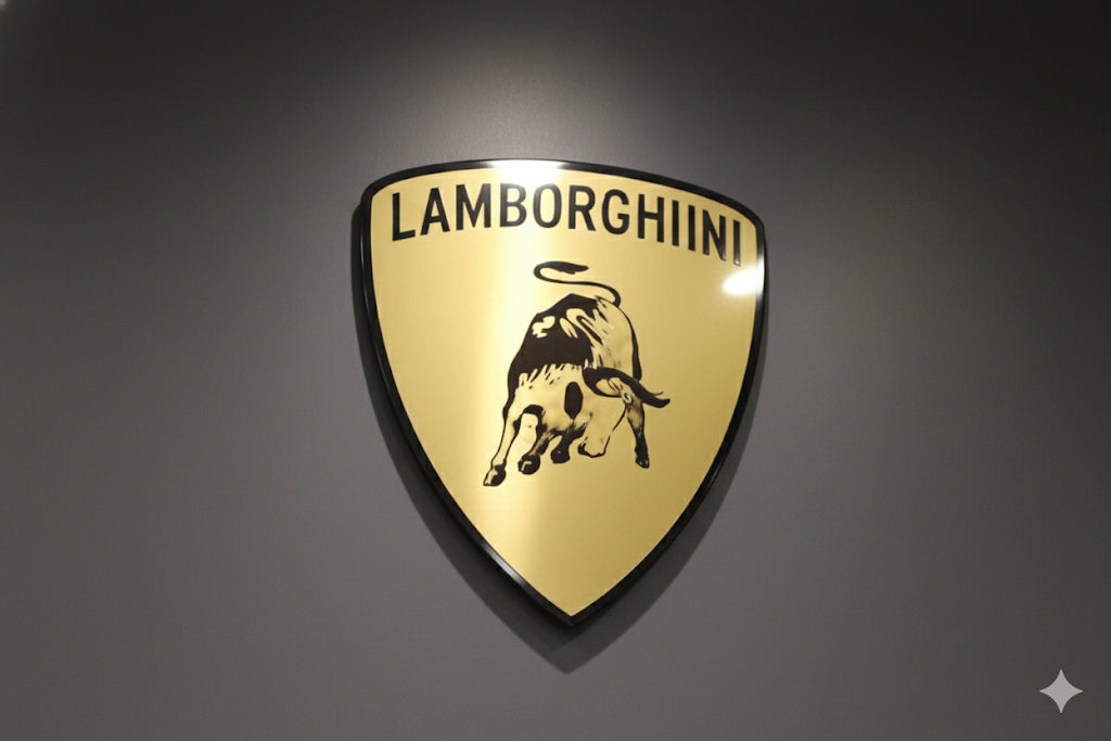 Lamborghini Wall Sign for Garage – Premium Wall Decor for Car Enthusiasts