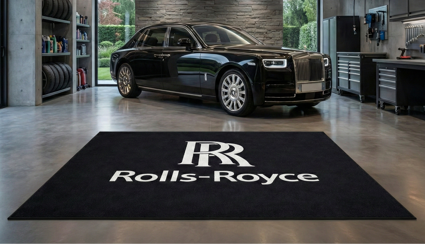 Rolls Royce Luxury Rug 60×87 INCH Home, Garage & Display Carpet