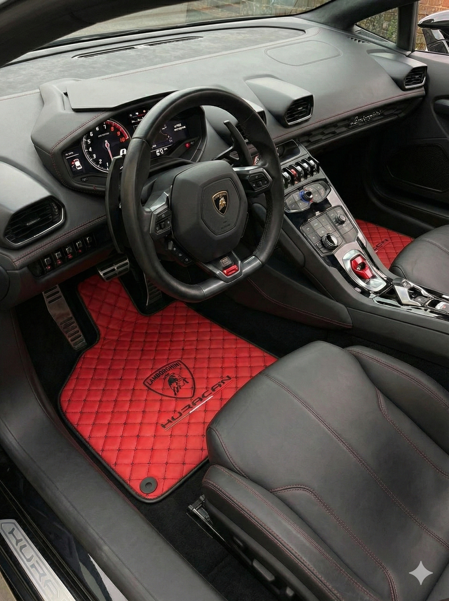 Lamborghini Huracan Leather Floor Mats