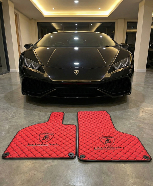 Lamborghini Huracan Leather Floor Mats