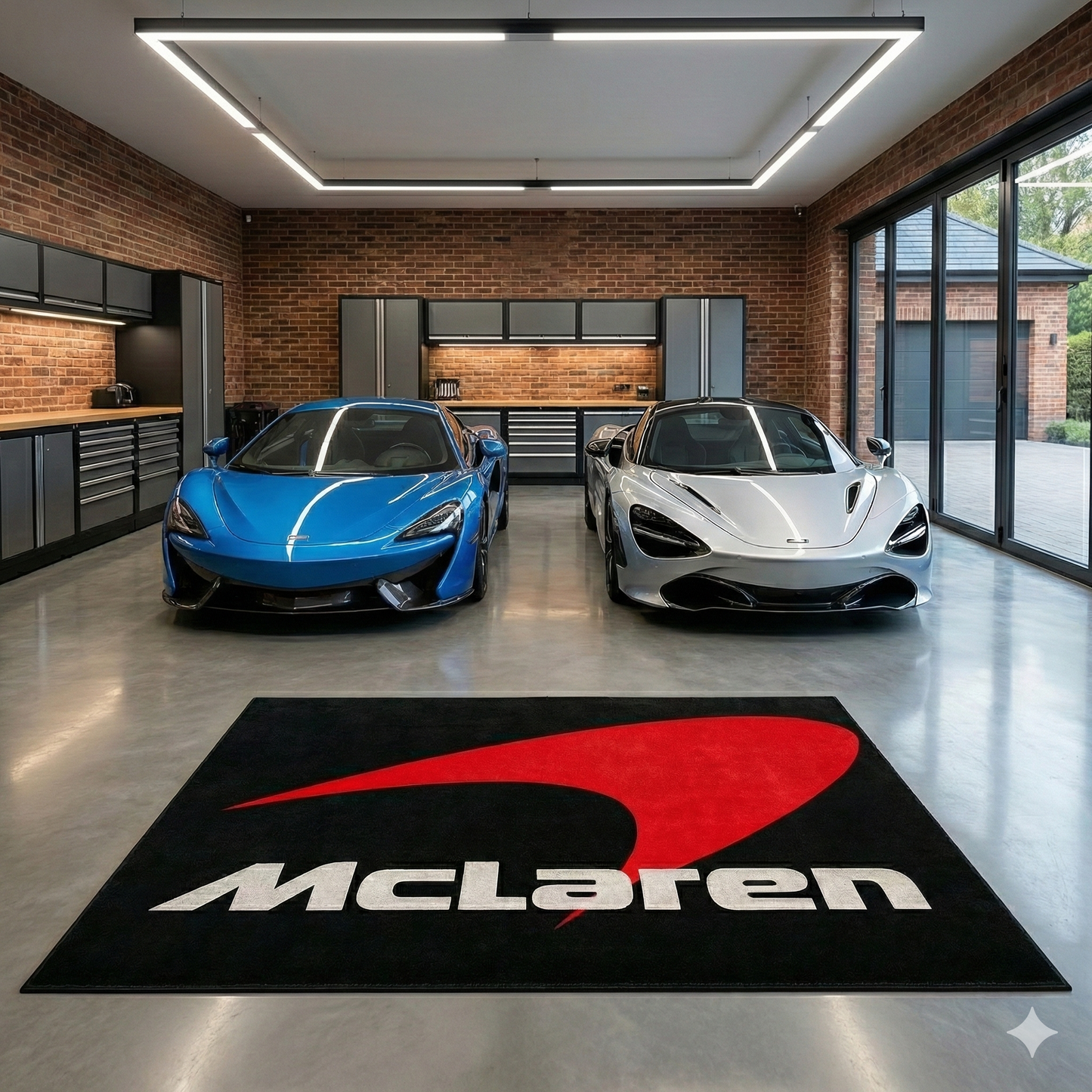 McLaren Luxury Rug 60×87 INCH Home, Garage & Display Carpet
