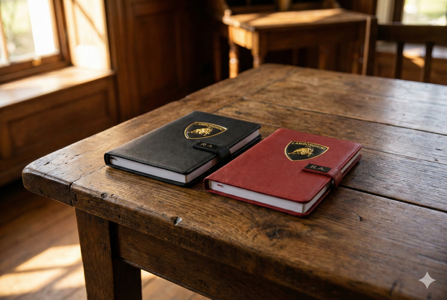 Lamborghini Journal Notebook Customizable initials