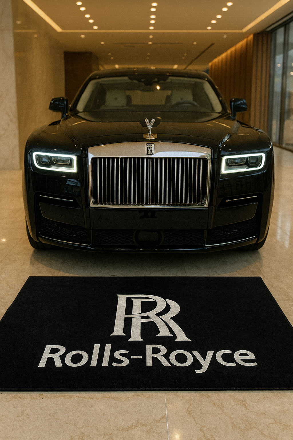 Rolls Royce Luxury Rug 60×87 INCH Home, Garage & Display Carpet
