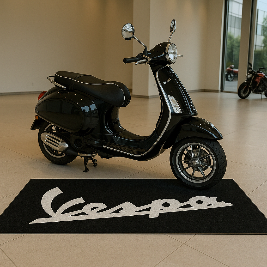 Vespa Luxury Rug 32×87 INCH Home, Garage & Display Carpet