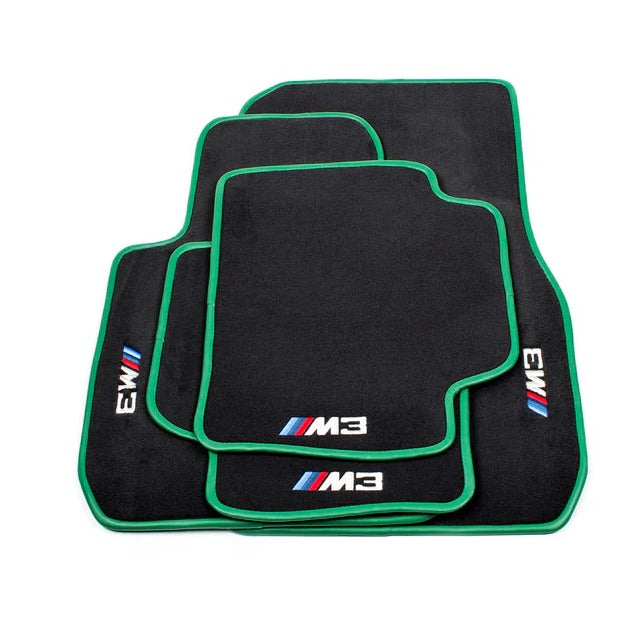 For BMW M Series Carpet Floor Mats Velour M2 M3 M4 M5 M6 M8