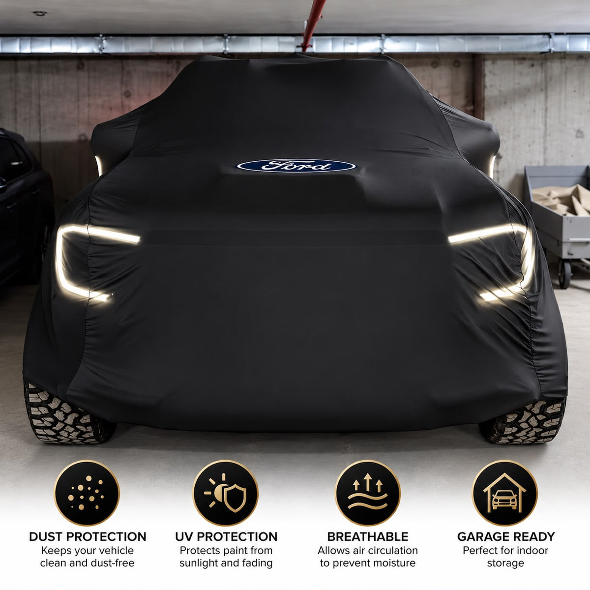 Ford Mustang Autohoes Maatwerkproductie voor alle modellen