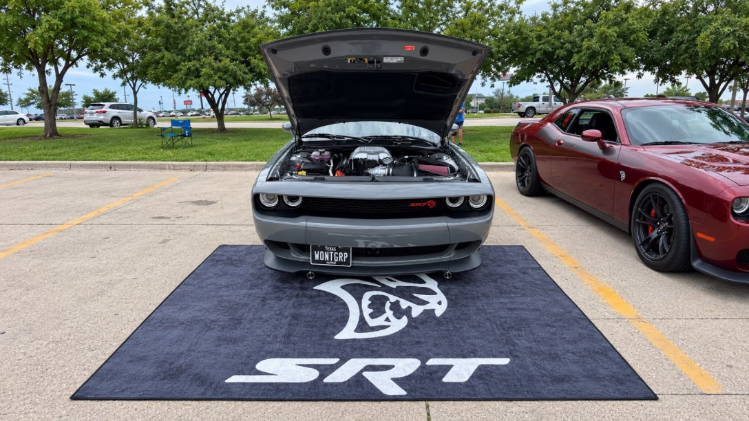 Dodge SRT Garage Floor Mat – Premium Parking Mat 60x87 Inches