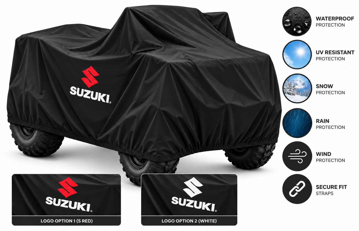 Suzuki ATV Outdoor Cover – Waterproof All-Weather Quad Cover | Custom Fit