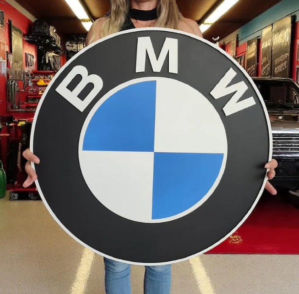 BMW M Wall Sign for Garage – Premium Wall Decor for Car Enthusiasts
