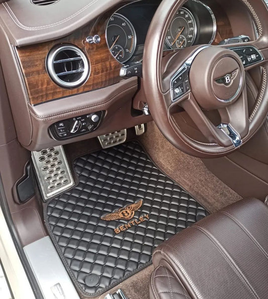 Bentley Continental GT 2013-2018 Custom fit Leather Waterproof Carpet Liner